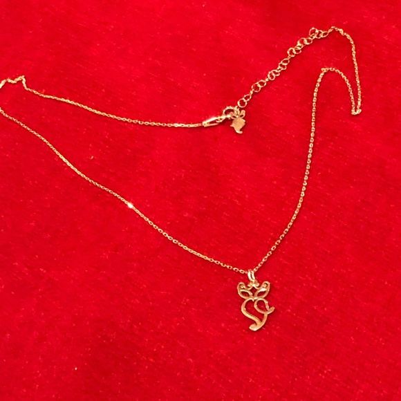 So Chic Owl Pendant. Rose gold on 925 silver NIB - Picture 3 of 4